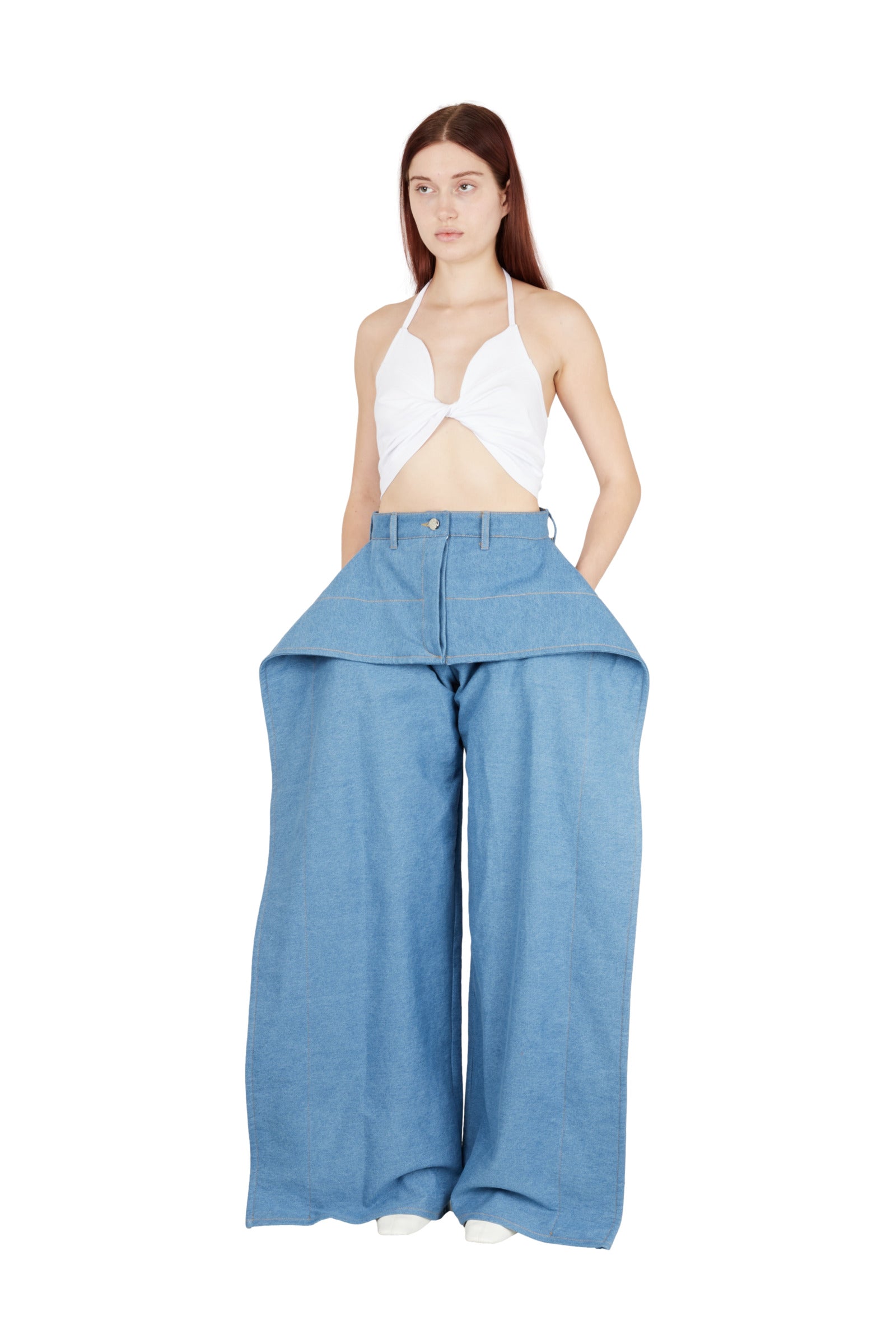 CHARMILLON BLUE DENIM  MAXI PANT