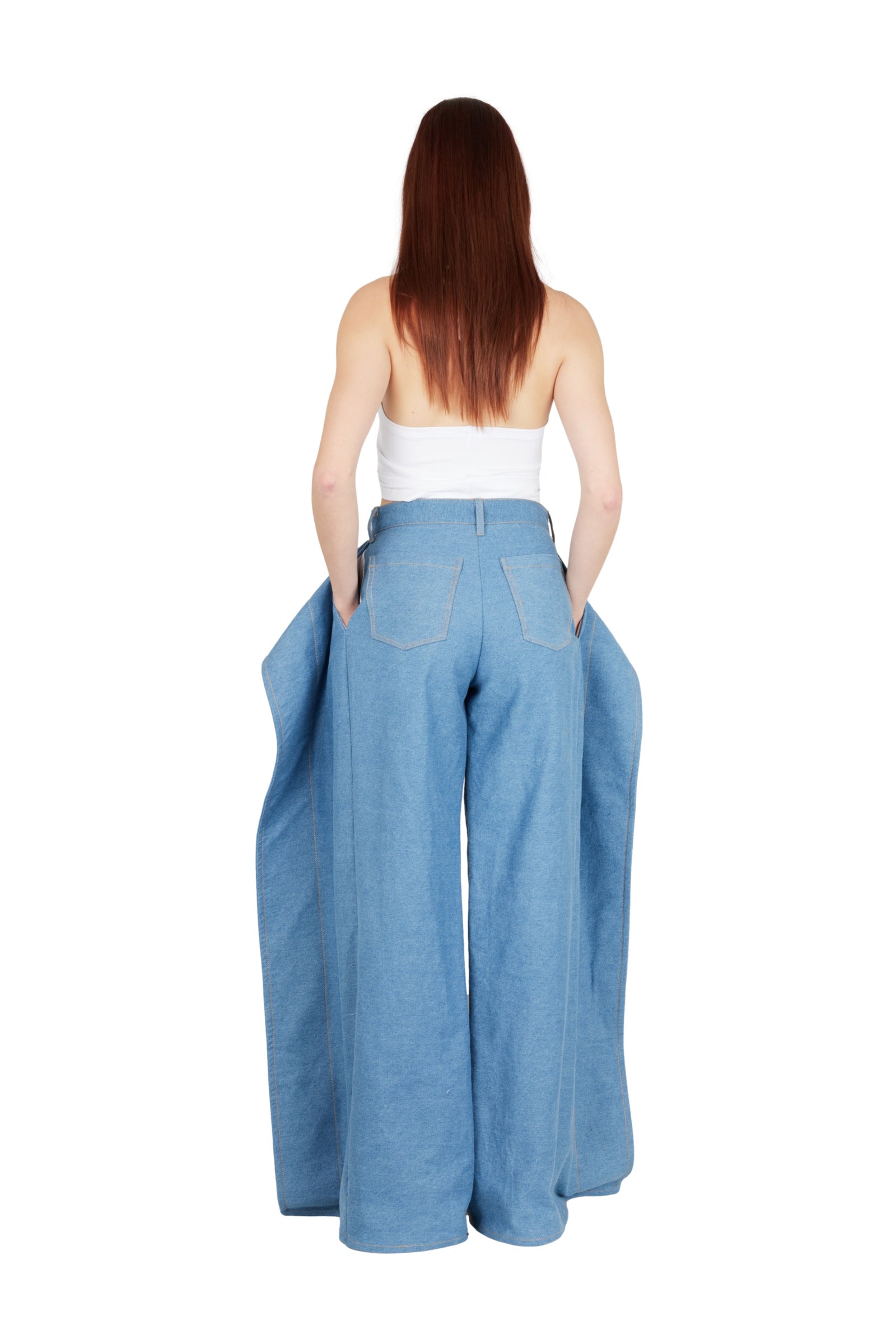 CHARMILLON BLUE DENIM  MAXI PANT